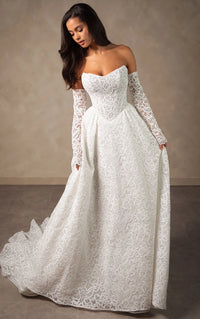 34793-All Over Lace Wedding Dress