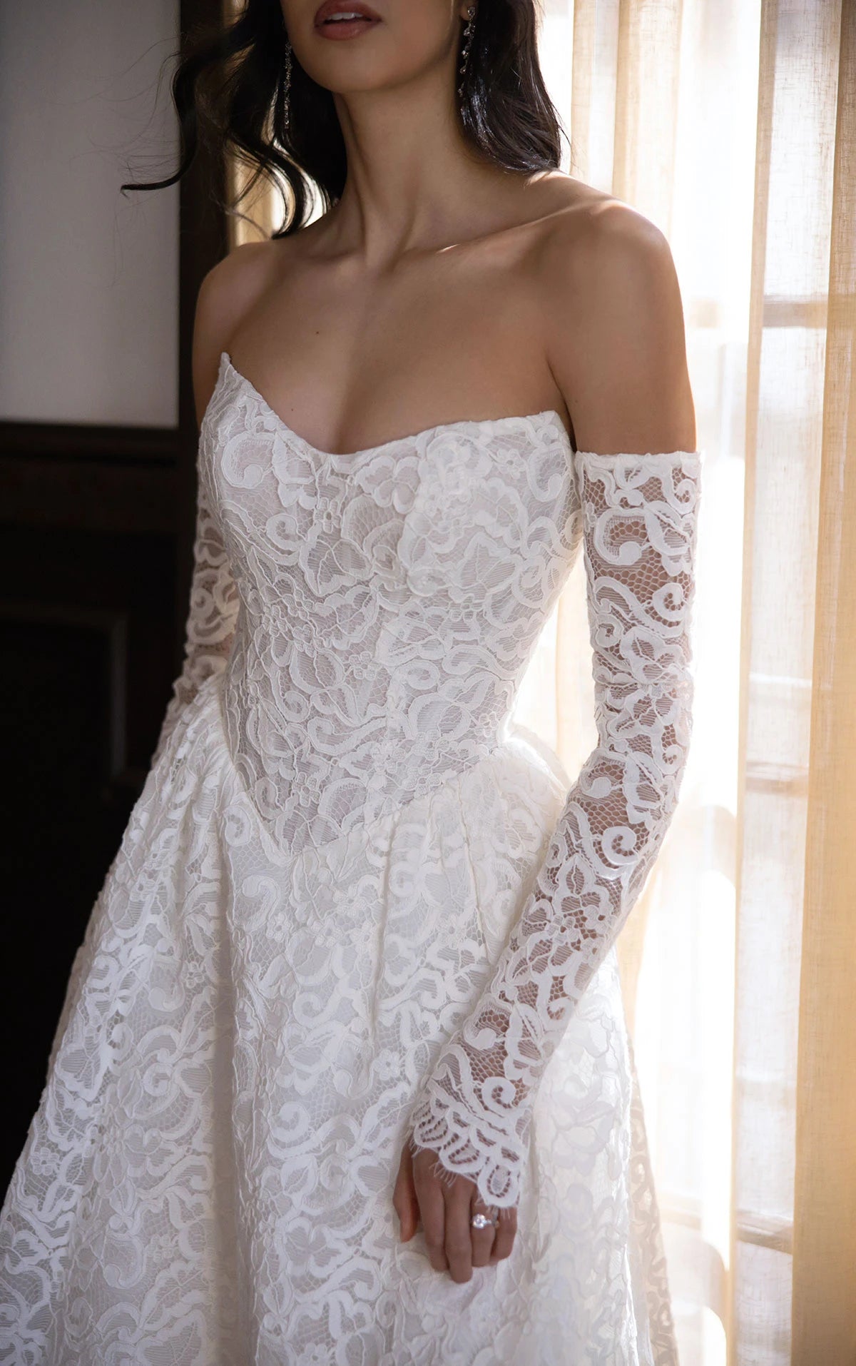 34793-All Over Lace Wedding Dress