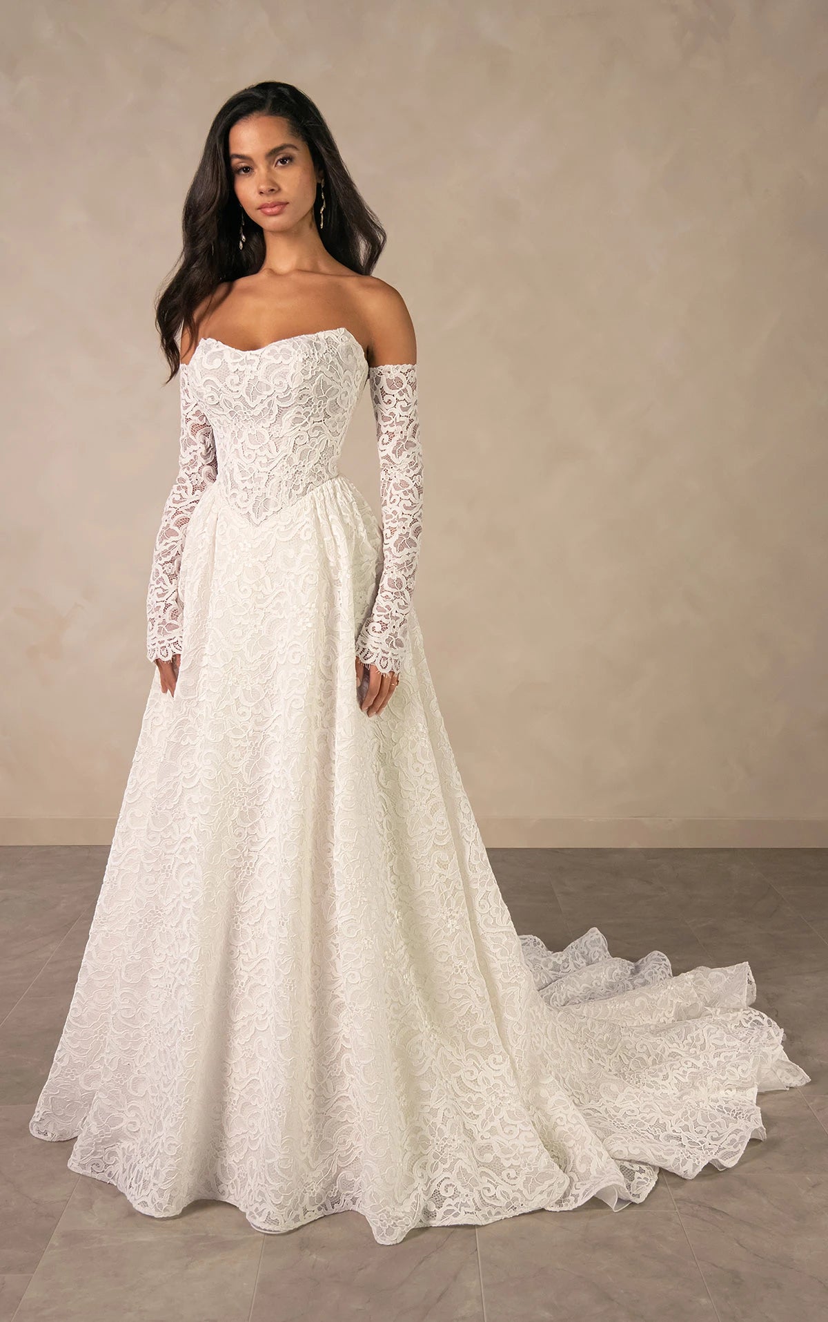 34793-All Over Lace Wedding Dress