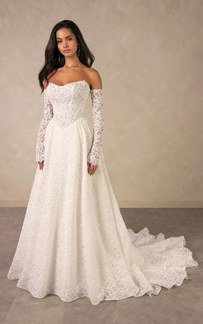 34793-All Over Lace Wedding Dress