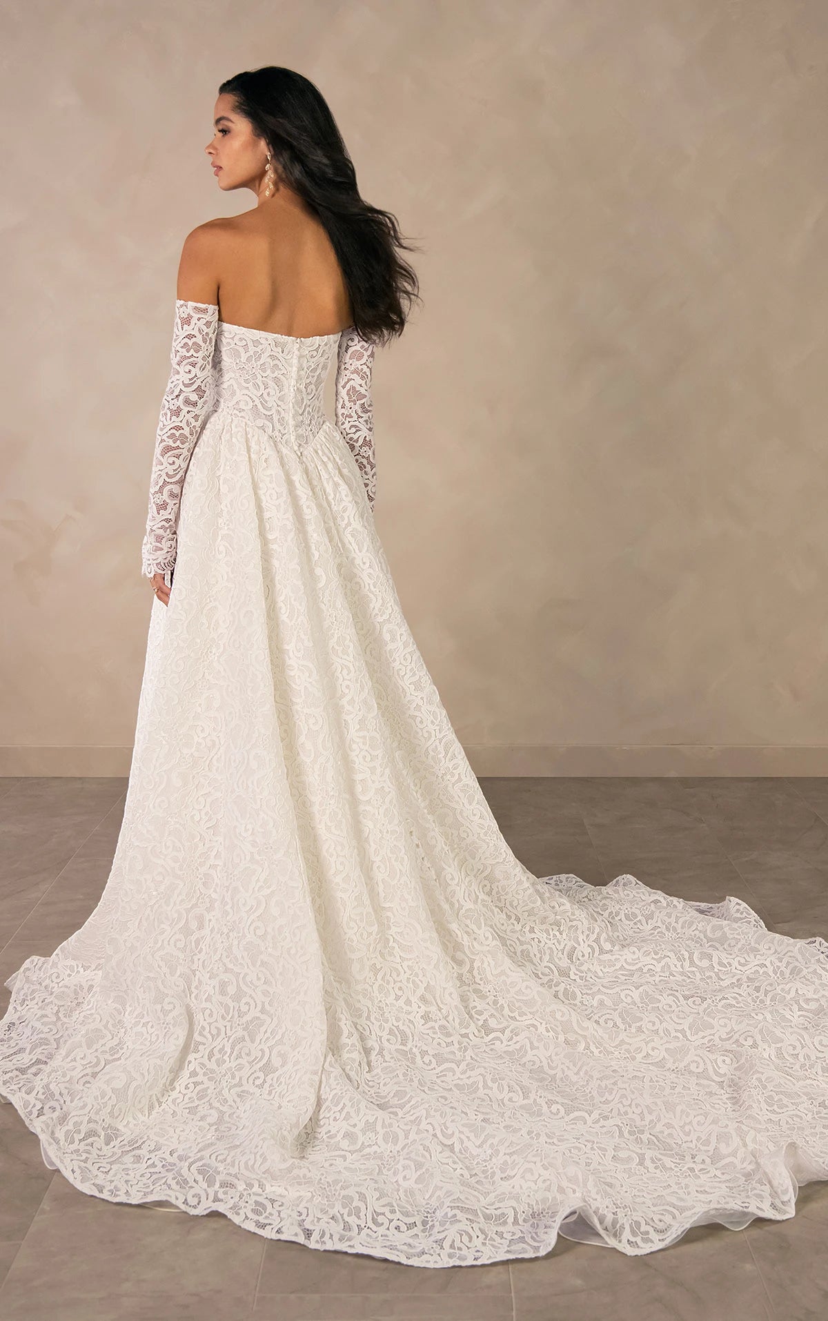 34793-All Over Lace Wedding Dress