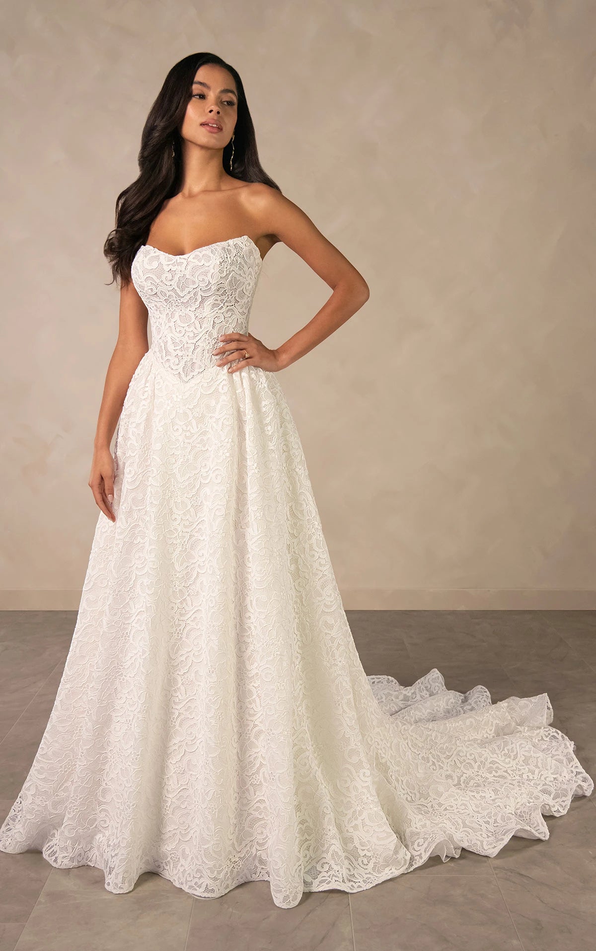 34793-All Over Lace Wedding Dress