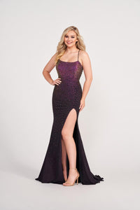 Ellie Wilde EW122033 Dress - Strappy Back, Fit and Flare Silhouette