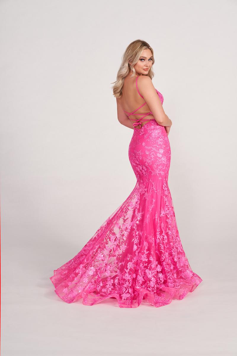 Ellie Wilde by Mon Cheri EW34009 - Spaghetti Strap Fit and Flare Gown