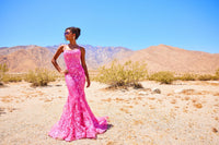 Ellie Wilde by Mon Cheri EW34009 - Spaghetti Strap Fit and Flare Gown