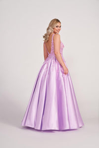 Ellie Wilde EW34050 V-Neck Long Ballgown