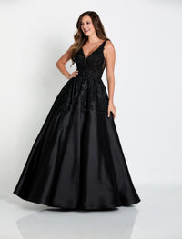 Ellie Wilde EW34050 V-Neck Long Ballgown