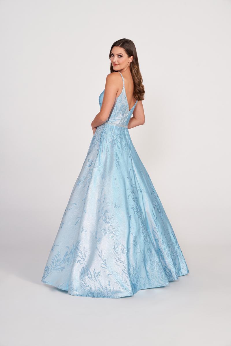 Ellie Wilde EW34106 Spaghetti Strap A-Line Gown