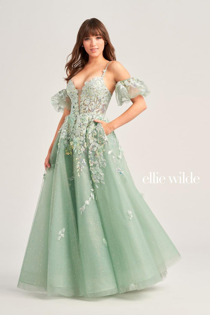 Ellie Wilde EW35205 Dress - Sweetheart Neckline, A-Line Silhouette