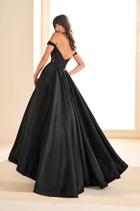 Ellie Wilde EW36100 Off-Shoulder Ballgown Wedding Dress
