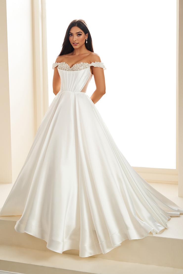 Ellie Wilde EW36100 Off-Shoulder Ballgown Wedding Dress