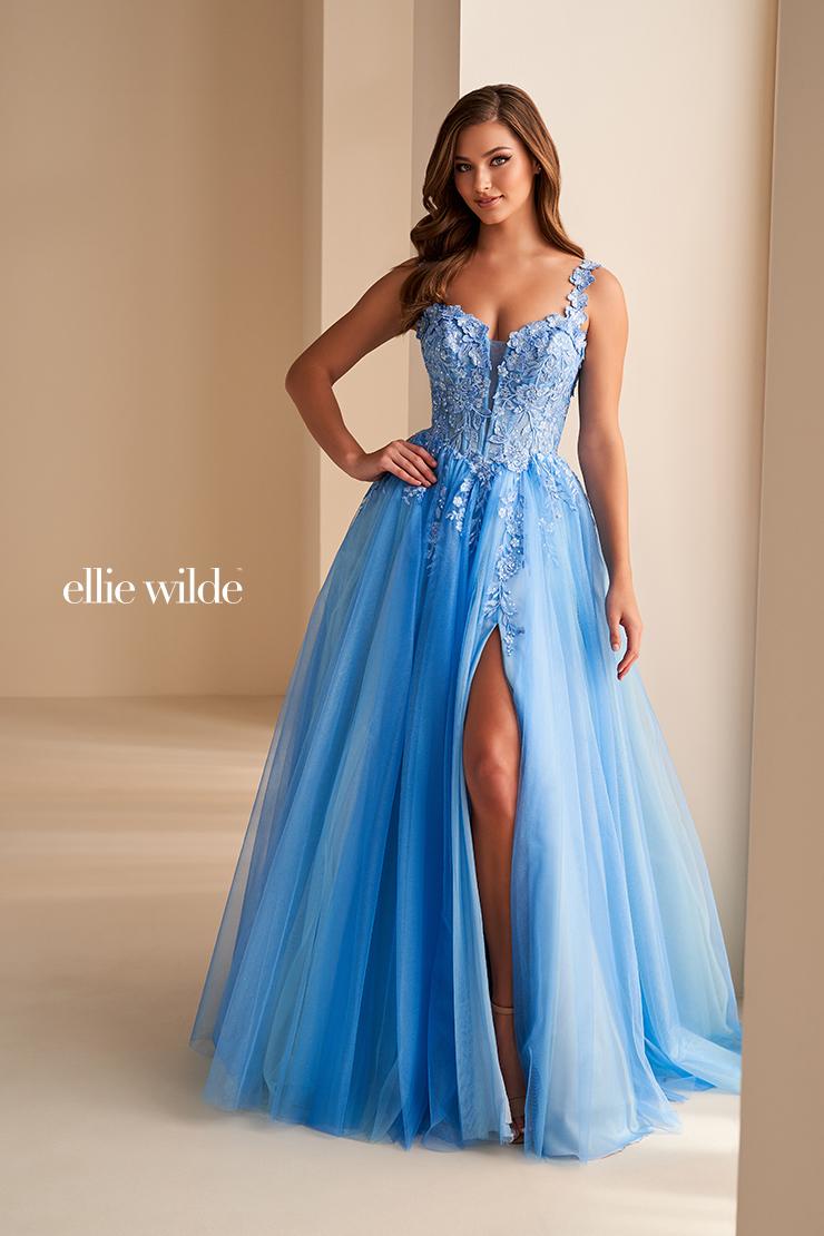 Ellie Wilde EW36213 Dress - Sweetheart Neckline, Long Ballgown