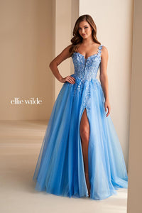 Ellie Wilde EW36213 Dress - Sweetheart Neckline, Long Ballgown