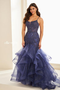 Ellie Wilde EW37207 Dress - Spaghetti Strap, Fit and Flare