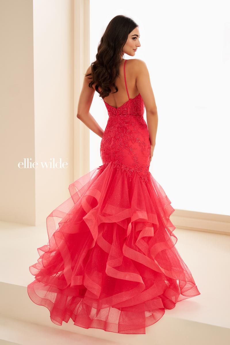 Ellie Wilde EW37207 Dress - Spaghetti Strap, Fit and Flare