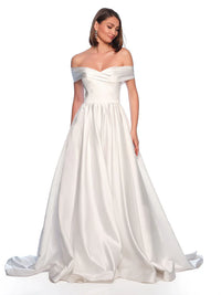 33420 - Ball Gown Wedding Dress with Full Skirt & Regal Design
