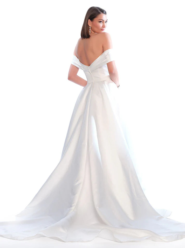 33420 - Ball Gown Wedding Dress with Full Skirt & Regal Design