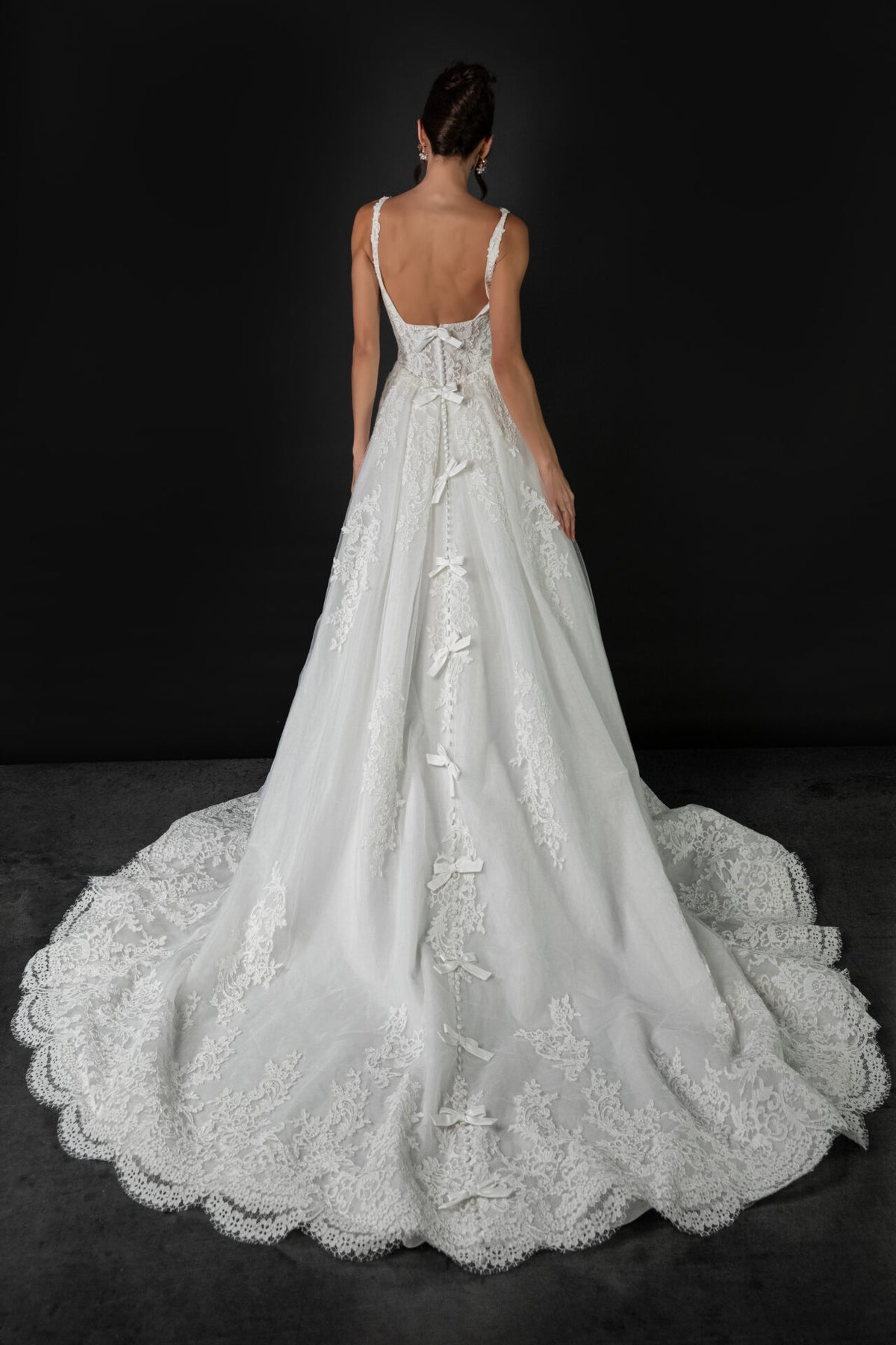 34807 - Elegant Ballgown with Delicate  Lace Details