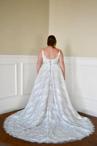 33342 - Elegant A-Line Bridal Gown for Classic Brides