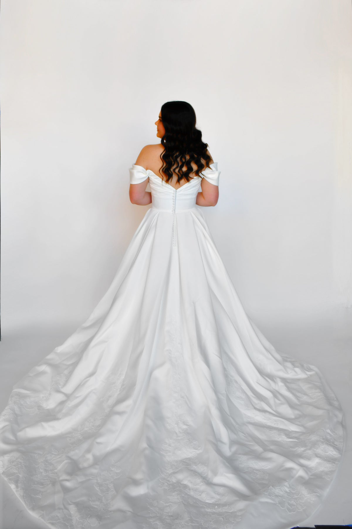 34433 - Romantic Off the Shoulder Ball Gown