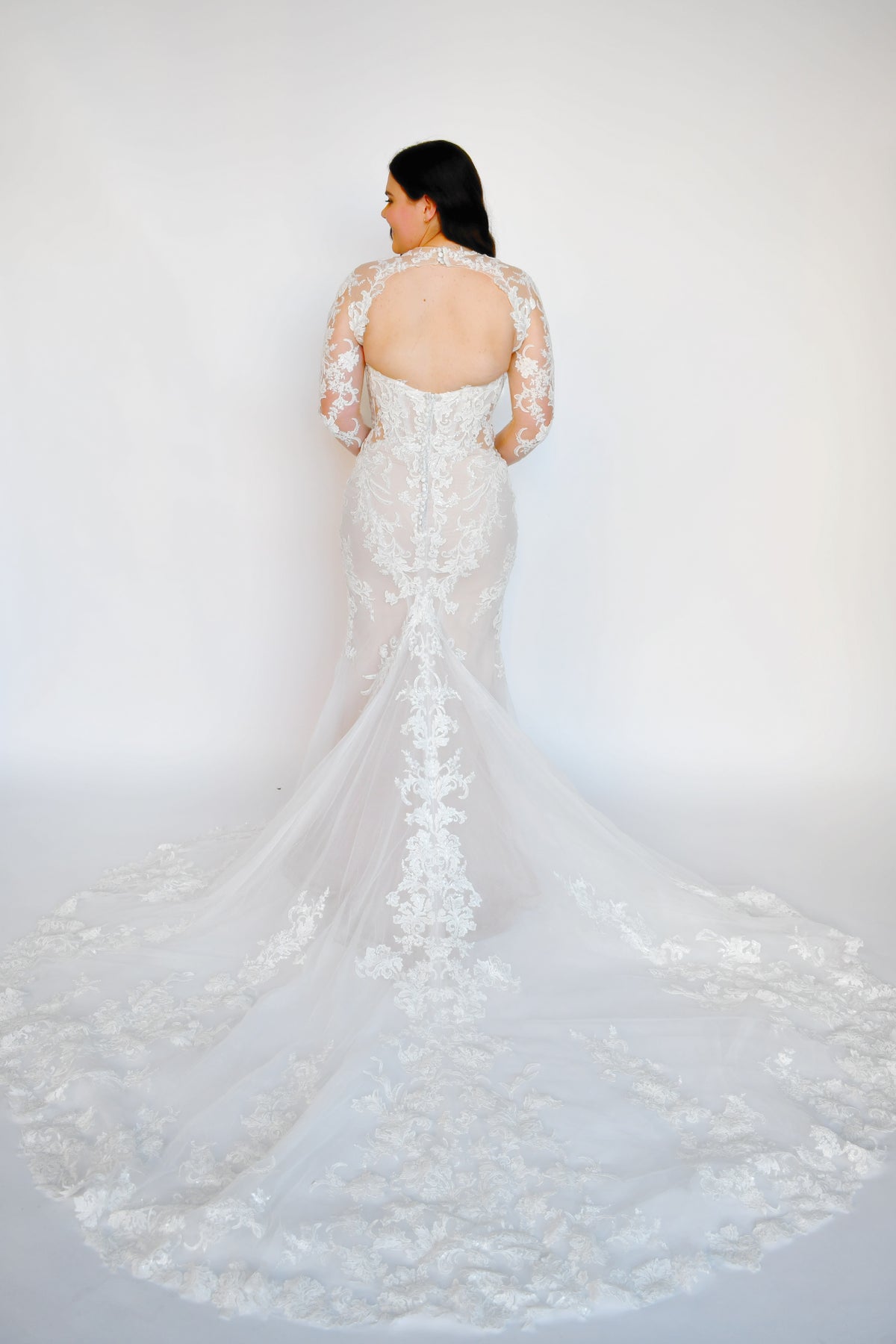 34275 - Flirt Fit and Flare with Detachable High Neck Bolero