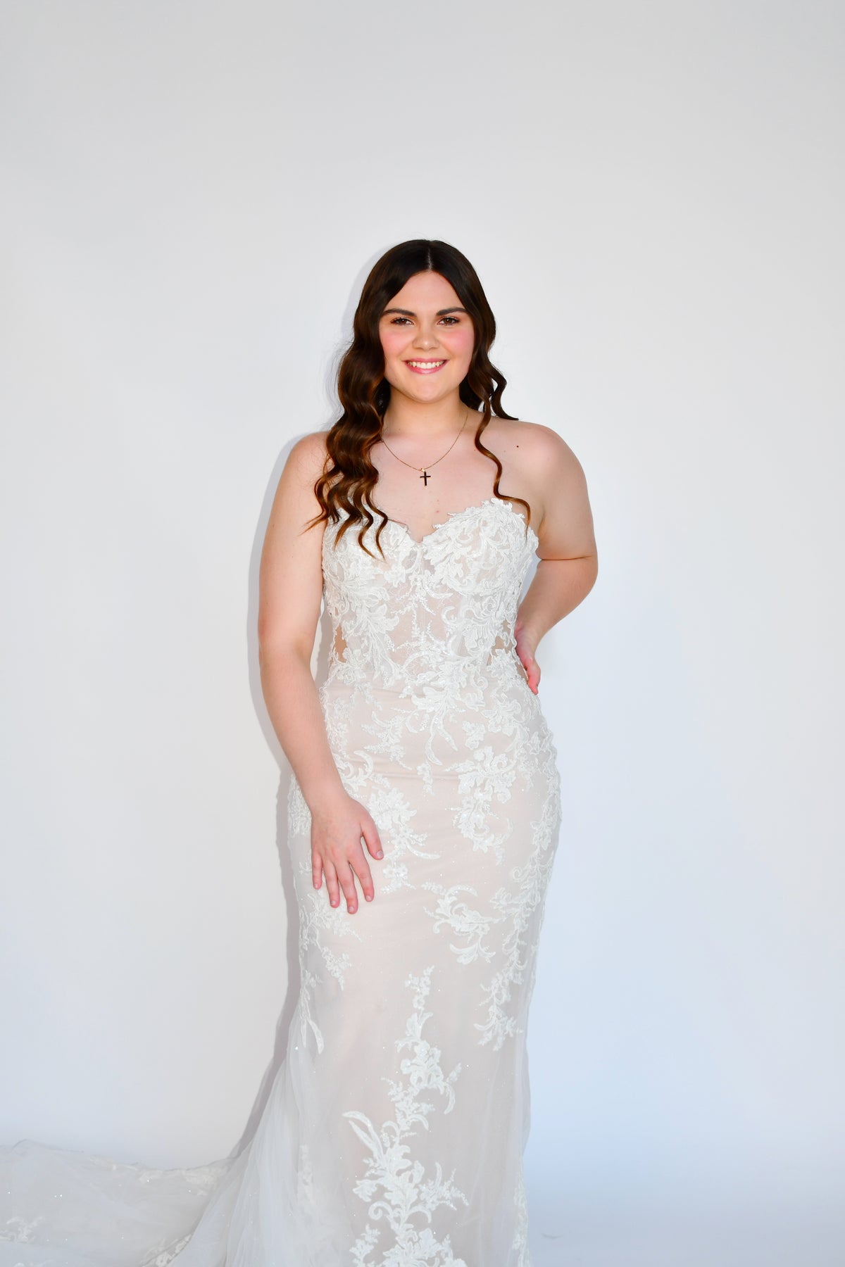 34275 - Flirt Fit and Flare with Detachable High Neck Bolero