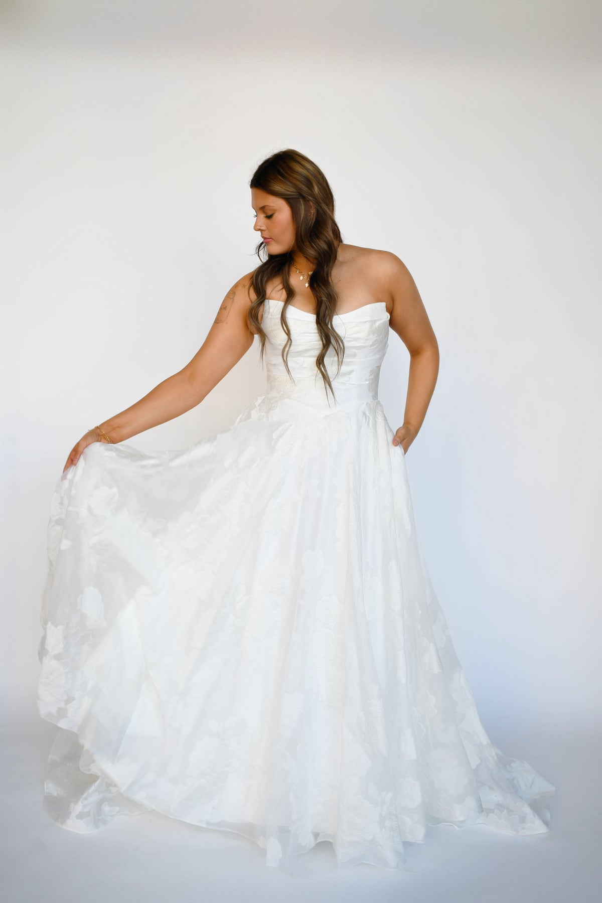 33331 - Burn Out Jacquard A-Line