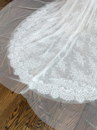 34438-Romantic Lace A-Line Wedding Gown