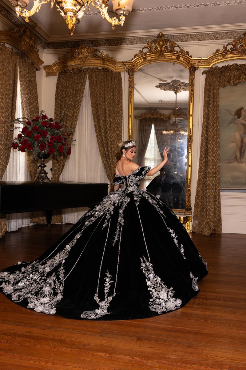 Rachel Allan RQ5011 Off-Shoulder Ballgown with Embellishments