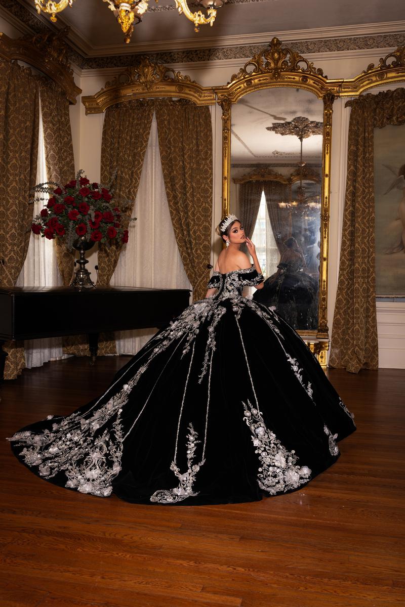 Rachel Allan RQ5011 Off-Shoulder Ballgown with Embellishments