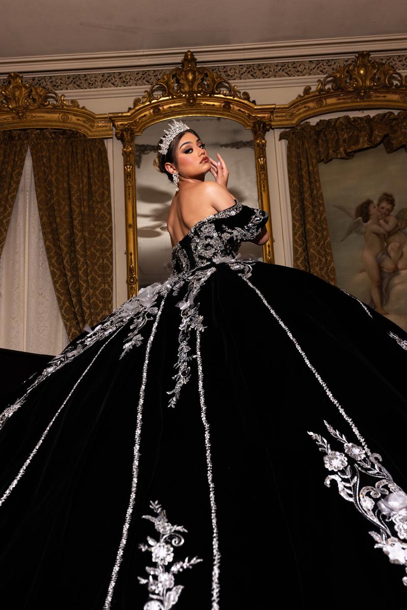 Rachel Allan RQ5011 Off-Shoulder Ballgown with Embellishments