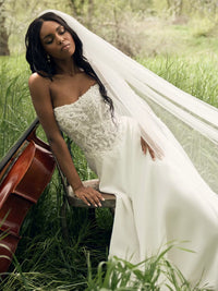 34846-Delicate beaded lace bodice wedding dress