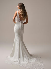 34780 - All Over Lace Fit and Flare