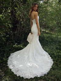34836-Sultry basque waist glitter tulle lace wedding dress