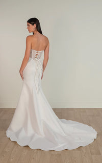 33417 - Romantic Fit and Flare Gown with Structured Silhouette