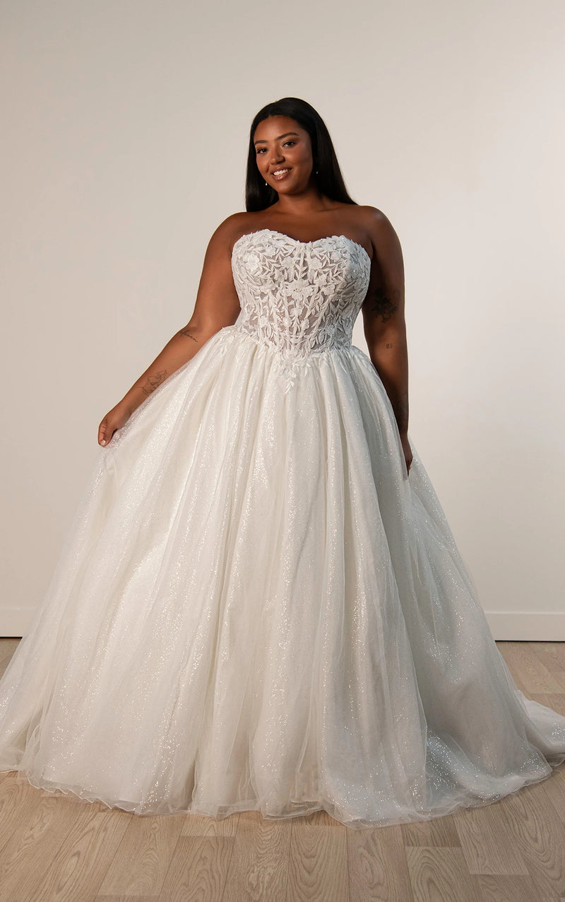 33360 - Romantic Ball Gown Wedding Dress for a Fairytale Look