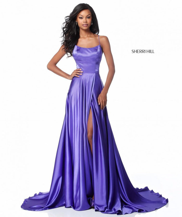 Sherri Hill Dress 51631 - Halter Neckline, Long A-Line Silhouette