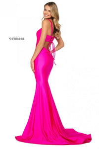 Sherri Hill Dress 53906 - Square Neckline Long Fit and Flare