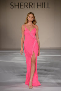 Sherri Hill Dress 54306 - V-Neck, Long, Fitted Silhouette