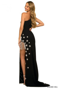 Sherri Hill Dress 55241 One-Shoulder Long Fitted Gown