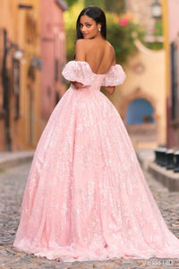Sherri Hill Dress 55346 - Off-Shoulder Ballgown