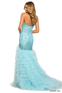 Sherri Hill Dress 55357 - One-Shoulder, Long Fit and Flare Gown