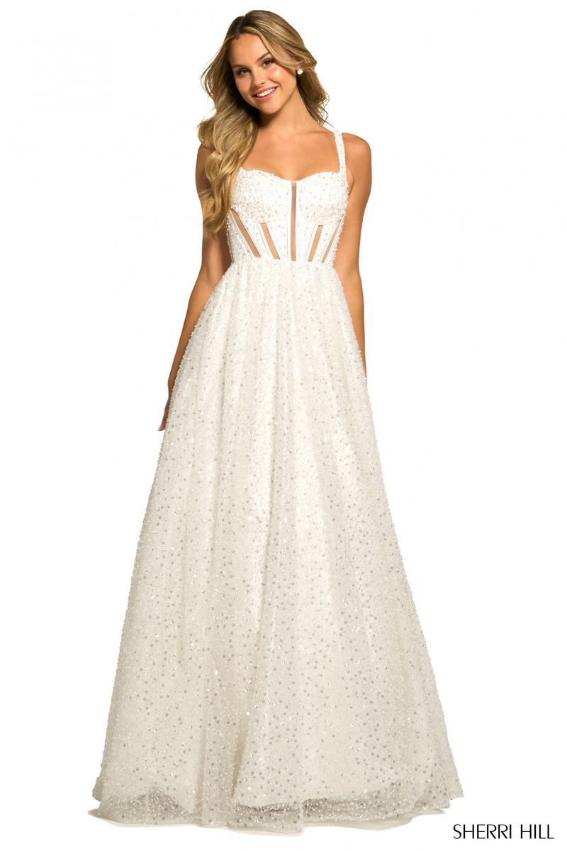 Sherri Hill Dress 55530 - Sweetheart Neckline, Long A-Line Silhouette