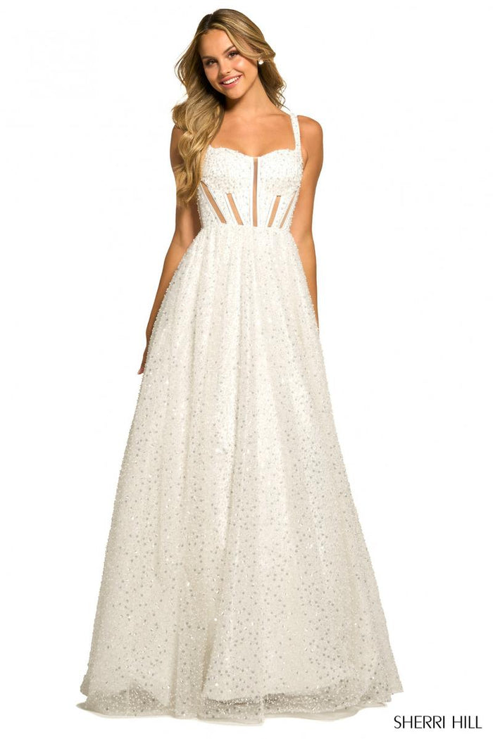Sherri Hill Dress 55530 - Sweetheart Neckline, Long A-Line Silhouette