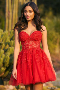 Sherri Hill Dress 55779 - Sweetheart Neckline Short A-line