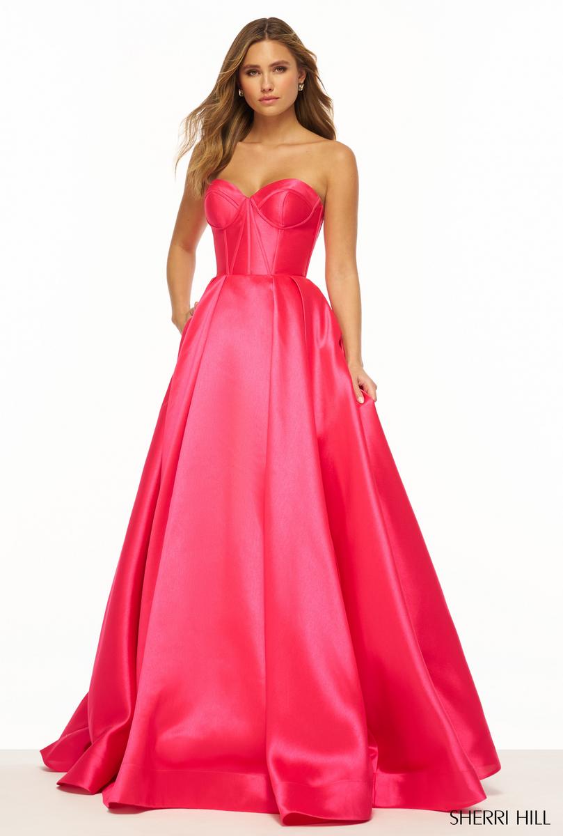 Sherri Hill Dress 56133 Strapless Ballgown