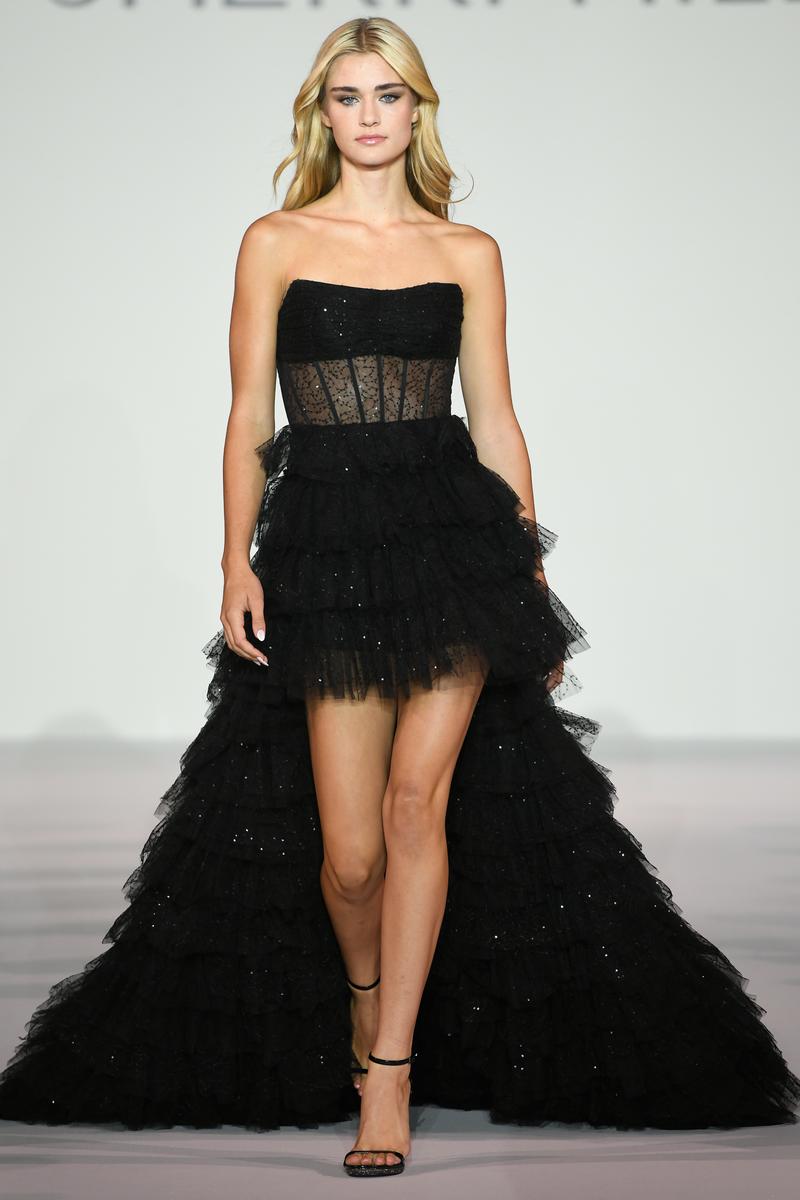 Sherri Hill Dress 56385 Strapless High-Low Ballgown