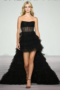 Sherri Hill Dress 56385 Strapless High-Low Ballgown