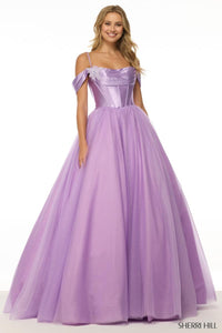 Sherri Hill Dress 57034 - Off-Shoulder Ballgown