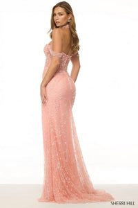 Sherri Hill Dress 57049 - Off-Shoulder Long Fitted Gown